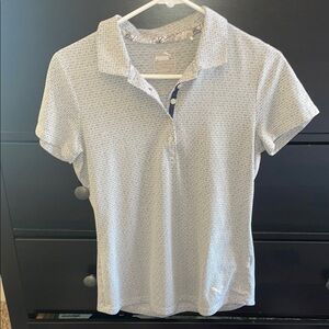 Puma Women's Gray Polo Golf Shirt Small